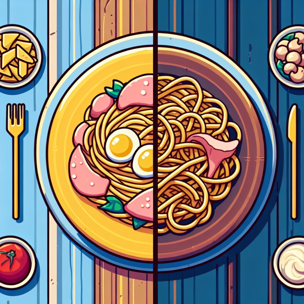 Pasta Carbonara Auténtica vs Versiones del Mundo: Una Crítica Tradicional