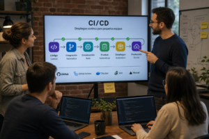 Despliegue continuo (CI/CD) para pequeños equipos de desarrollo