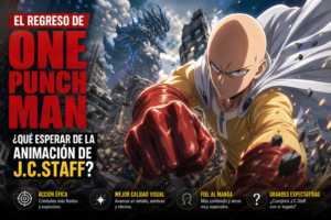 El regreso de One Punch Man: ¿Qué esperar de la animación de J.C.Staff?