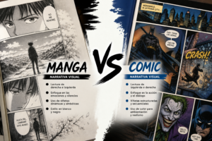 Manga vs Comic: Diferencias en la narrativa visual moderna