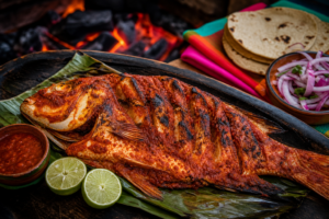 Pescado a la Talla: El arte del adobado al carbón