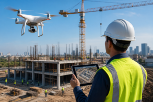 Uso de drones en la supervisión de obras de construcción