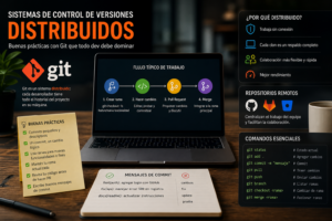 Sistemas de control de versiones distribuidos: Buenas prácticas con Git que todo dev debe dominar