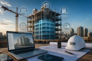 Planificación y logística en construcción: El uso de metodologías BIM en proyectos medianos