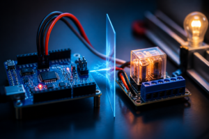 Aislamiento óptico y relés en proyectos IoT: Proteger microcontroladores contra picos de voltaje