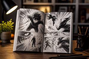 Composición visual y encuadre: Qué hace que los mangas de acción sean fáciles de leer